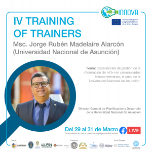 IV TRAINING OF TRAINERS